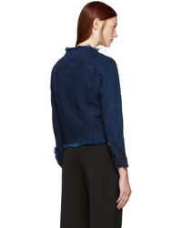 dunkelblaue Jeansjacke von MARQUES ALMEIDA