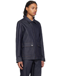 dunkelblaue Jeansjacke von A.P.C.