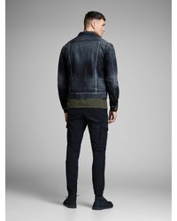 dunkelblaue Jeansjacke von Jack & Jones