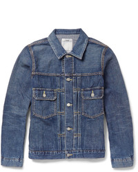 dunkelblaue Jeansjacke