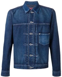 dunkelblaue Jeansjacke