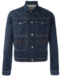 dunkelblaue Jeansjacke