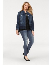 dunkelblaue Jeansjacke von JETTE