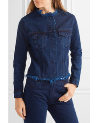 dunkelblaue Jeansjacke von MARQUES ALMEIDA