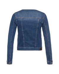 dunkelblaue Jeansjacke von More & More