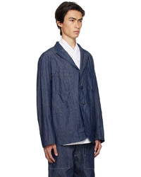dunkelblaue Jeansjacke von Engineered Garments