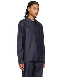 dunkelblaue Jeansjacke von A.P.C.