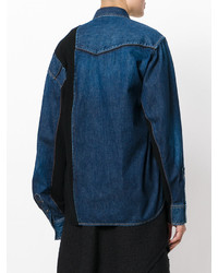 dunkelblaue Jeansjacke von Sacai