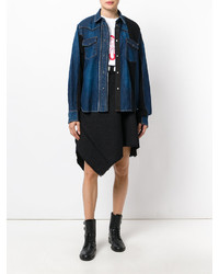 dunkelblaue Jeansjacke von Sacai