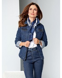 dunkelblaue Jeansjacke von PAOLA