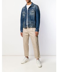 dunkelblaue Jeansjacke von Salle Privée