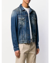 dunkelblaue Jeansjacke von Salle Privée