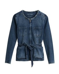 dunkelblaue Jeansjacke von Sandwich