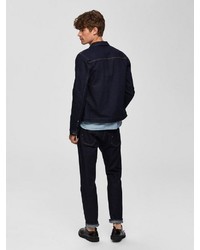 dunkelblaue Jeansjacke von Selected Homme