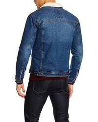 dunkelblaue Jeansjacke von Shine Original