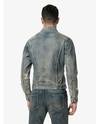 dunkelblaue Jeansjacke von John Elliott