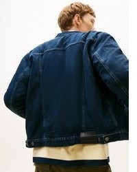 dunkelblaue Jeansjacke von Tommy Jeans
