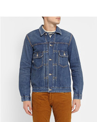 dunkelblaue Jeansjacke