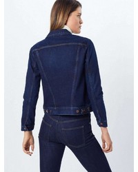dunkelblaue Jeansjacke von Wrangler