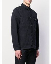 dunkelblaue Shirtjacke aus Jeans von PS Paul Smith