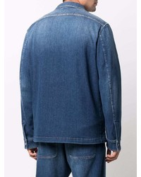 dunkelblaue Shirtjacke aus Jeans von Barena