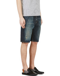 dunkelblaue Jeansshorts von DSquared