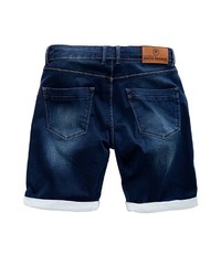 dunkelblaue Jeansshorts von AKITO TANAKA