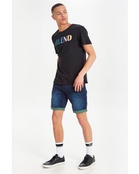 dunkelblaue Jeansshorts von BLEND