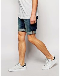 dunkelblaue Jeansshorts von Blend of America