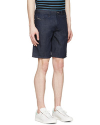 dunkelblaue Jeansshorts von Diesel