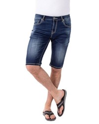 dunkelblaue Jeansshorts von BLUE MONKEY