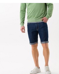 dunkelblaue Jeansshorts von Brax