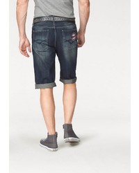 dunkelblaue Jeansshorts von BRUNO BANANI