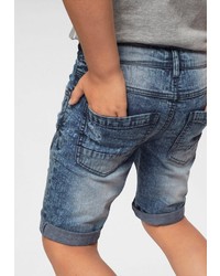 dunkelblaue Jeansshorts von Buffalo