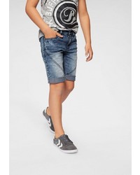 dunkelblaue Jeansshorts von Buffalo