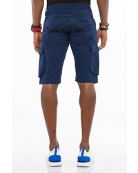 dunkelblaue Jeansshorts von Cipo & Baxx