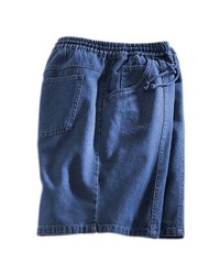 dunkelblaue Jeansshorts von Classic