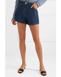 dunkelblaue Jeansshorts von Valentino