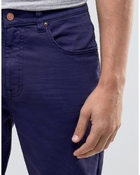 dunkelblaue Jeansshorts von Asos