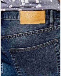 dunkelblaue Jeansshorts von Cheap Monday