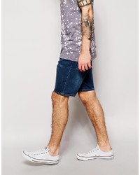 dunkelblaue Jeansshorts von Cheap Monday