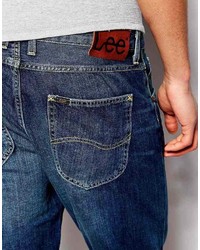 dunkelblaue Jeansshorts von Lee
