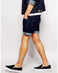 dunkelblaue Jeansshorts von Dr. Denim