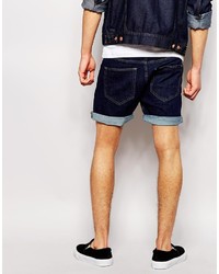 dunkelblaue Jeansshorts von Dr. Denim