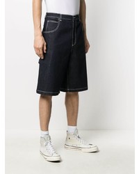 dunkelblaue Jeansshorts von Moschino