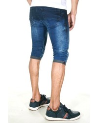 dunkelblaue Jeansshorts von EX-PENT