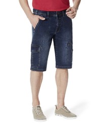 dunkelblaue Jeansshorts von HERO by John Medoox