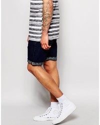 dunkelblaue Jeansshorts von Bellfield