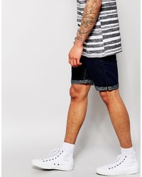 dunkelblaue Jeansshorts von Bellfield