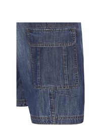 dunkelblaue Jeansshorts von Jan Vanderstorm